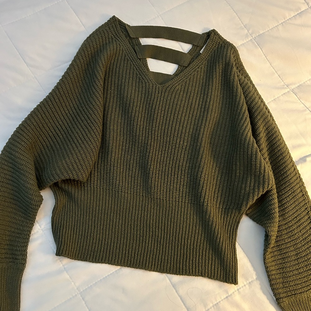 Green Knit Sweater